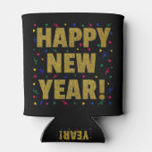 Happy New Year Blikjeskoeler (Achterkant)