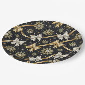 Happy New Year Bows  Papieren Bordje (Gekanteld)