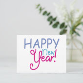 Happy New Year Briefkaart (Staand voorkant)