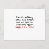 HAPPY NEW YEAR BRIEFKAART (Voorkant)