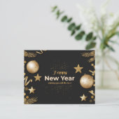 Happy New Year Briefkaart (Staand voorkant)