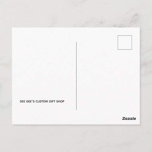 Happy New Year Briefkaart (Achterkant)