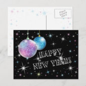 Happy New Year Briefkaart (Voorkant / Achterkant)