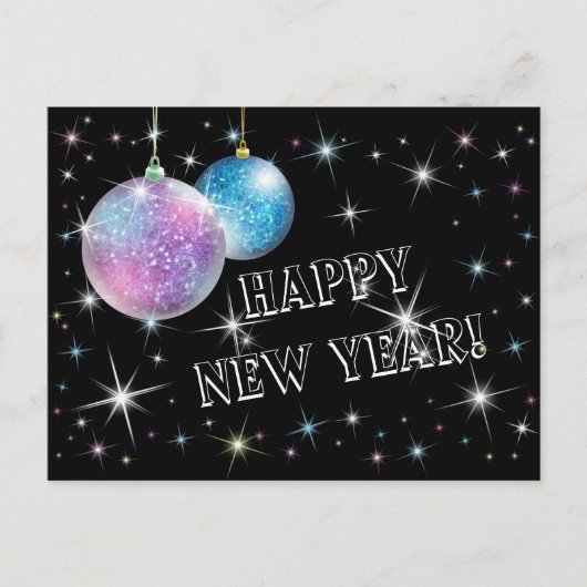 Happy New Year Briefkaart (Voorkant)