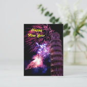 Happy New Year Briefkaart (Staand voorkant)