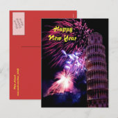 Happy New Year Briefkaart (Voorkant / Achterkant)