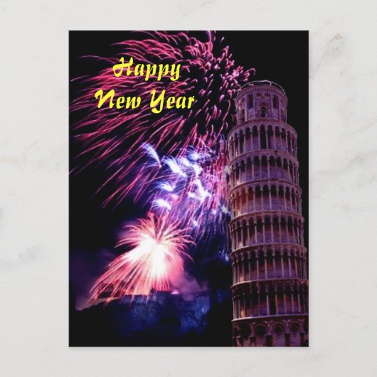 Happy New Year Briefkaart (Voorkant)