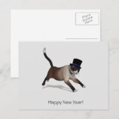 Happy New Year Briefkaart (Voorkant / Achterkant)