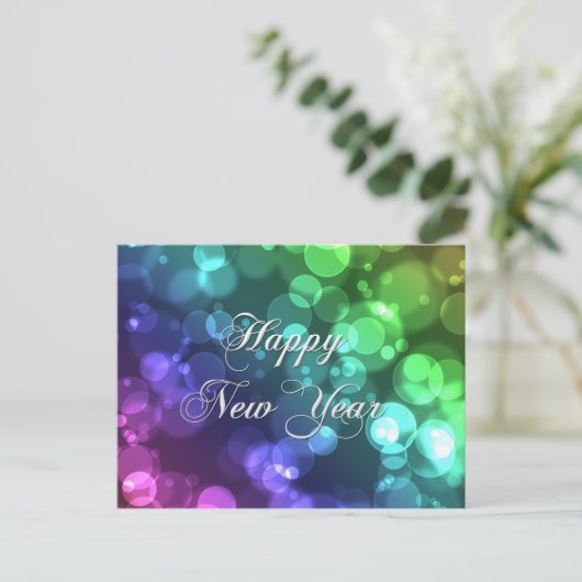 Happy New Year Briefkaart (Staand voorkant)