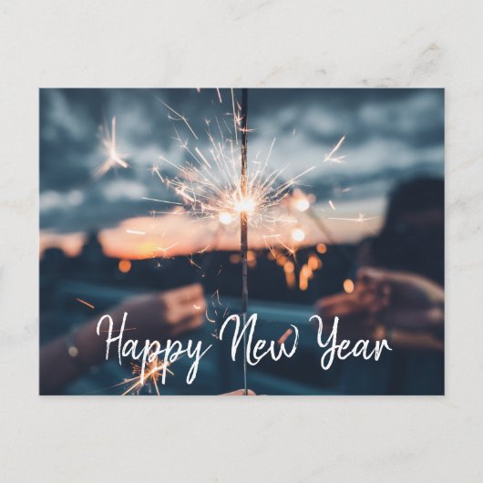 Happy New Year Briefkaart (Voorkant)