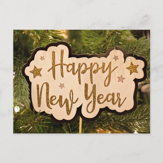 Happy New Year Briefkaart (Voorkant)