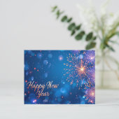 Happy New Year Briefkaart (Staand voorkant)