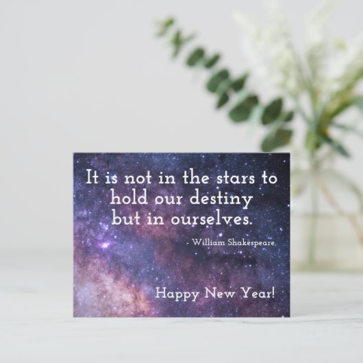 Happy New Year Briefkaart (Staand voorkant)