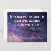 Happy New Year Briefkaart (Voorkant / Achterkant)