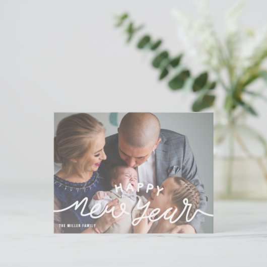 Happy New Year Briefkaarten (Staand voorkant)