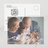 Happy New Year Briefkaarten (Voorkant / Achterkant)