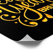 Happy New Year Bruh Nye Celebration Party Matching Poster (Hoek)