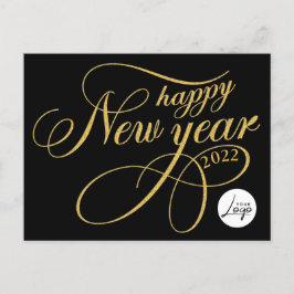 Happy New Year Business Logo Briefkaart