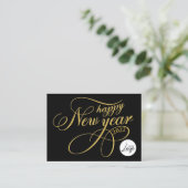 Happy New Year Business Logo  Visitekaartje (Staand voorkant)