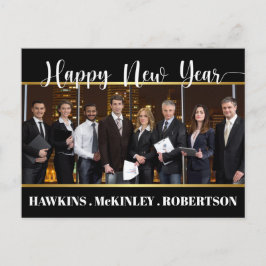 Happy New Year Business Postcard Briefkaart