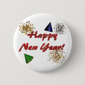 Happy New Year Button (Voorkant)