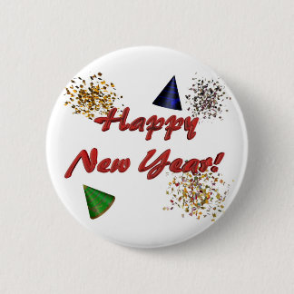 Happy New Year Button