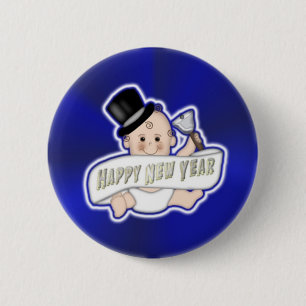 Happy New Year Button