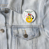 Happy New Year_Button Ronde Button 5,7 Cm (In situ)