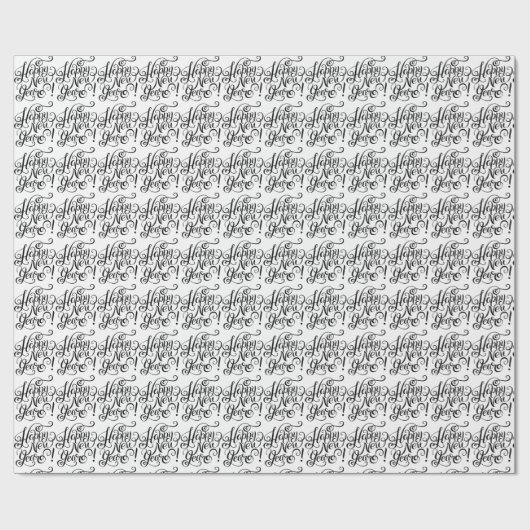 Happy  New Year  Cadeaupapier (Vlak)