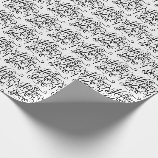 Happy  New Year  Cadeaupapier (Hoek)