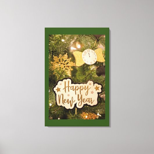 HAPPY NEW YEAR CANVAS AFDRUK (Voorkant)