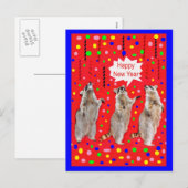 happy new year card feestdagenkaart (Voorkant / Achterkant)