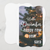 happy new year card kaart (Voorkant / Achterkant)