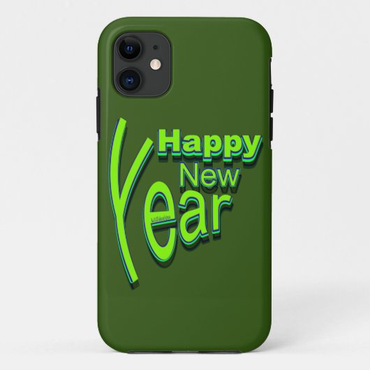 HAPPY NEW YEAR Case-Mate iPhone CASE (Achterkant)