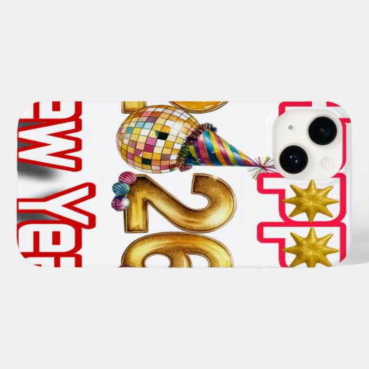 Happy New year  Case-Mate iPhone Case (Achterkant (horizontaal))