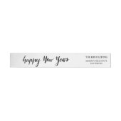 Happy New Year Casual zwart handgeschreven script (Individueel)