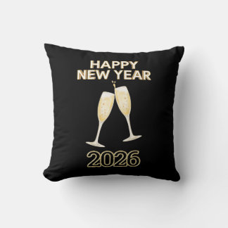 Happy New Year Celebration Design – Festive Party Kussen