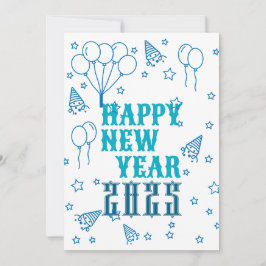 Happy New Year Celebration Kaart