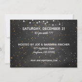 Happy New Year Celebration met String Lights Kaart (Achterkant)