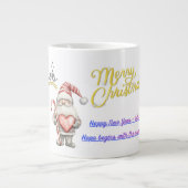 Happy New Year Celebration Mug Grote Koffiekop (Voorkant)
