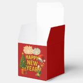 Happy New Year Celebration Sticker Bedankdoosjes (Geopend)