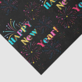 Happy New Year Celebration Tissue Paper Tissuepapier (Detail)