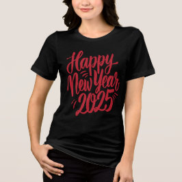 Happy New Year Celebration Tri-Blend Shirt