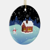 Happy New Year Ceramic Ornament (Rechts)