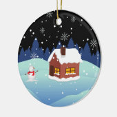 Happy New Year Ceramic Ornament (Links)