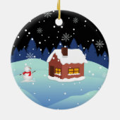 Happy New Year Ceramic Ornament (Achterkant)