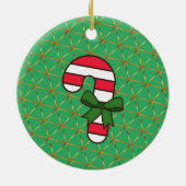 Happy New Year Ceramic Ornament (Achterkant)