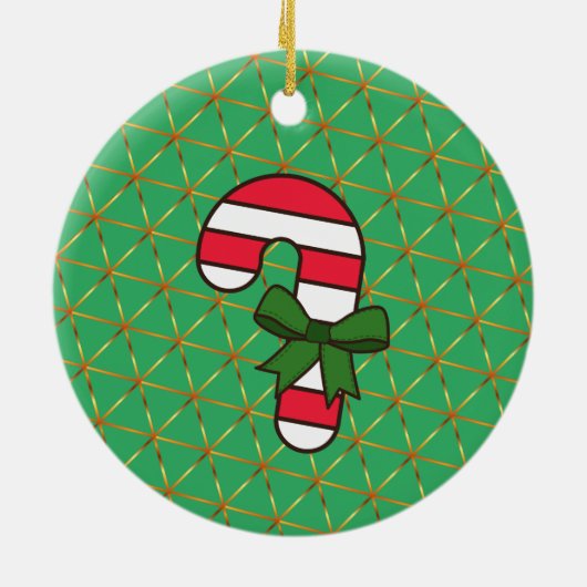 Happy New Year Ceramic Ornament (Achterkant)