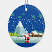 Happy New Year Ceramic Ornament (Links)