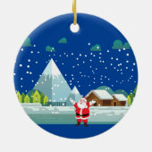 Happy New Year Ceramic Ornament (Achterkant)